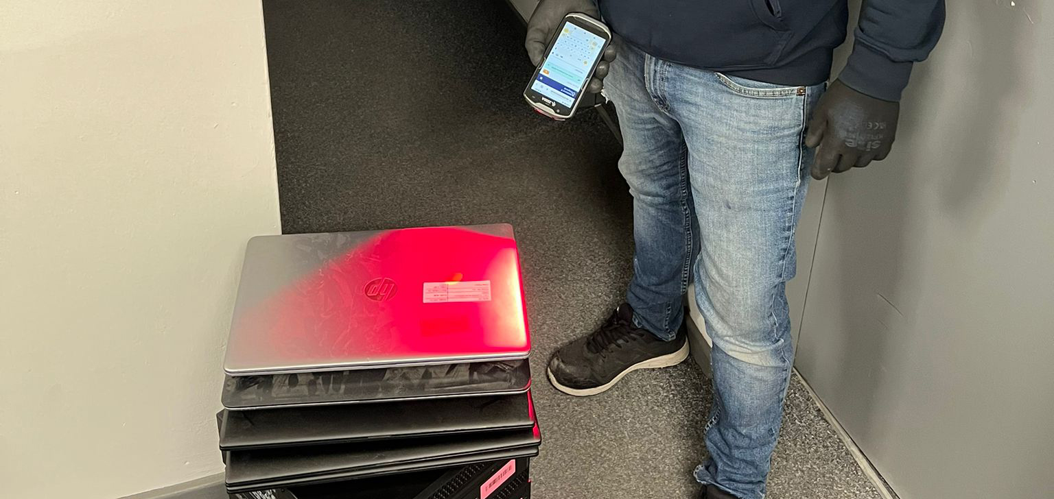 Scanning Assets at a client site